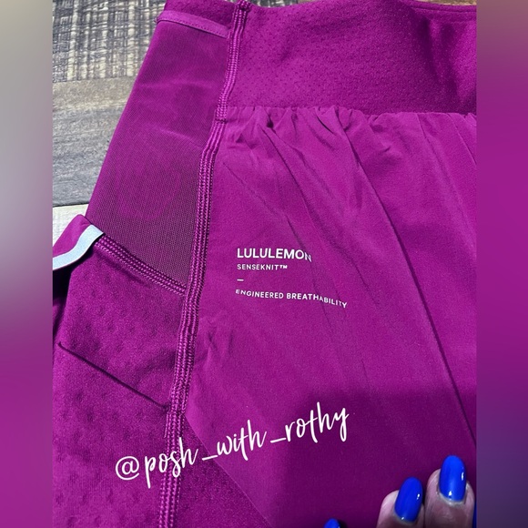 🍋 Lululemon SenseKnit Composite High-Rise Running Short, NWT - Picture 8 of 12